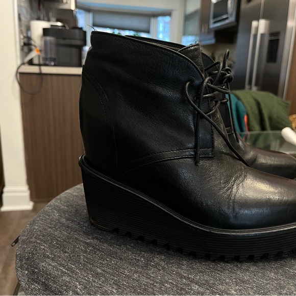 Wedge booties/brogue . Brand : laura Bellariva - Picture 3 of 8